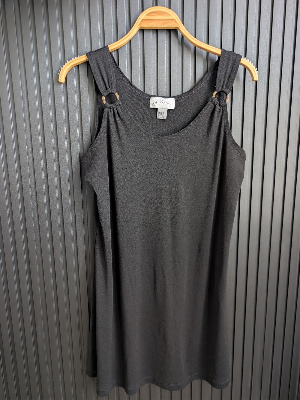 J. Valdi Black Sheer Swim Cover Up | Size M